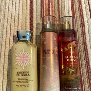 Old Bath and Body Works lotion and Perfume